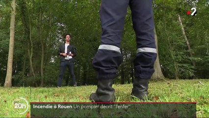 Rouen : un pompier décrit l'enfer de l'incendie de l'usine Lubrizol