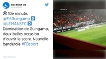 EA Guingamp : « Le temps du roi est dévolu, Desplat démission ! » : les banderoles du Kop Rouge