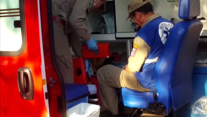 Ciclista quebra o braço após sofrer queda na Região da Neva