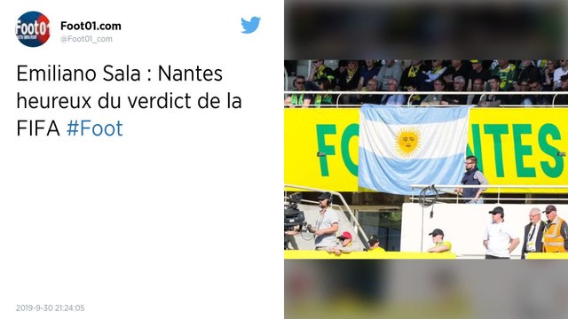 Le transfert d'Emiliano Sala confirmé par la Fifa : pour les avocats du FC Nantes, ce n'est que justice