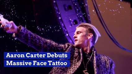 Aaron Carter's Huge Tattoo