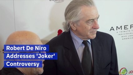 Robert De Niro Gets Involved With 'Joker' Criticism