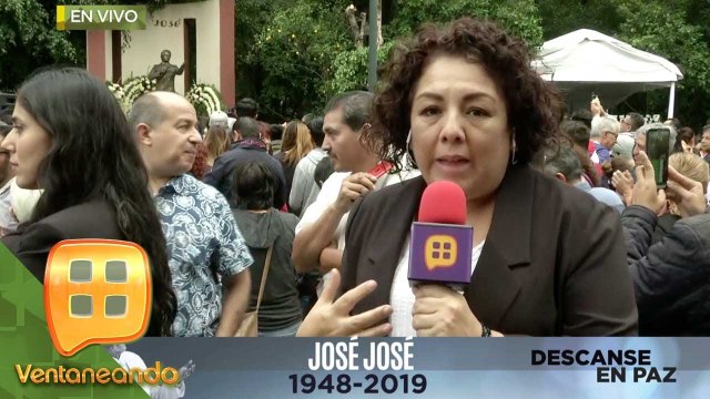 ¡El pueblo mexicano despide a José José en Clavería, coreando sus más grandes éxitos! | Ventaneando