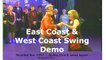 417 Beginner East Coast & West Coast Swing Dance Demo, Rita Stine & James R. Ingram (Nov. 2007 NE PA)