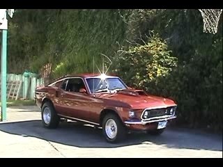 '69 Mach 1 Ford Mustang Burnout