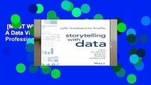 [MOST WISHED]  Storytelling with Data: A Data Visualization Guide for Business Professionals