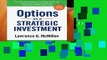 Options as a Strategic Investment: Fifth Edition  Review