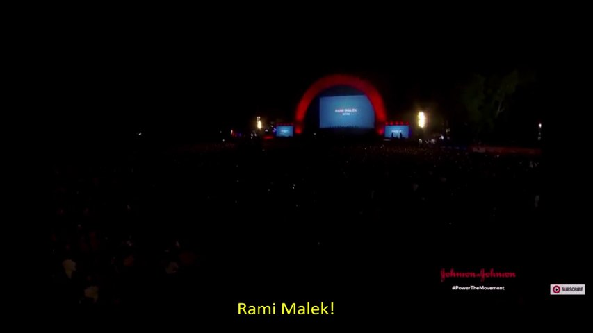Rami Malek apresenta o Show de Queen + Adam Lambert no Global Citizen Festival - 28/09/19 - legendado