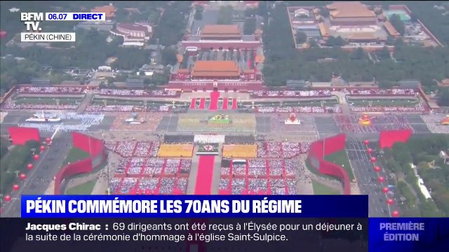 Les premières images des célébrations à Pékin pour les 70 ans du régime communiste chinois