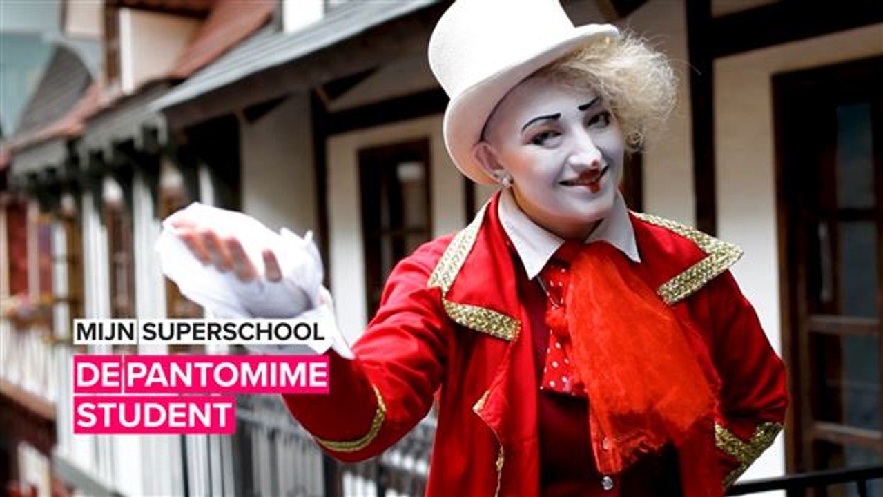 Mijn superschool: de pantomime student