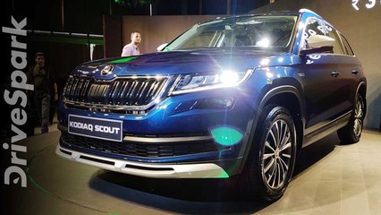 Descargar video: Skoda Kodiaq Scout Launched In India | First Look & Walkaround | Specs, Features & Other Details