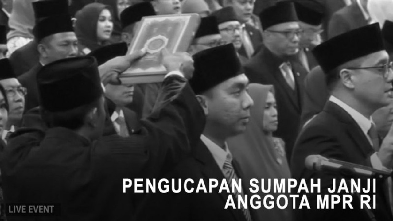 Pengucapan Sumpah Janji Anggota MPR RI