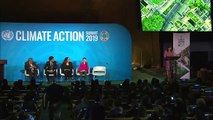 Climate activist Greta Thunberg addresses the UN
