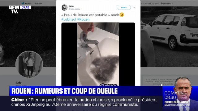 Rouen: les images montrant de l'eau noire dans les robinets sont-elles authentiques?