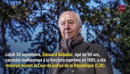 Édouard Balladur renvoyé devant la Cour de justice de la République
