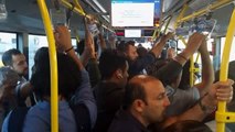 Altunizade Metrobüs durağında yoğunluk devam ediyor