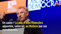 Assistants parlementaires du MoDem : le document qui fait trembler Bayrou