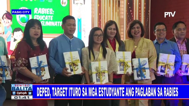 DepEd, target ituro sa mga estudyante ang paglaban sa rabies