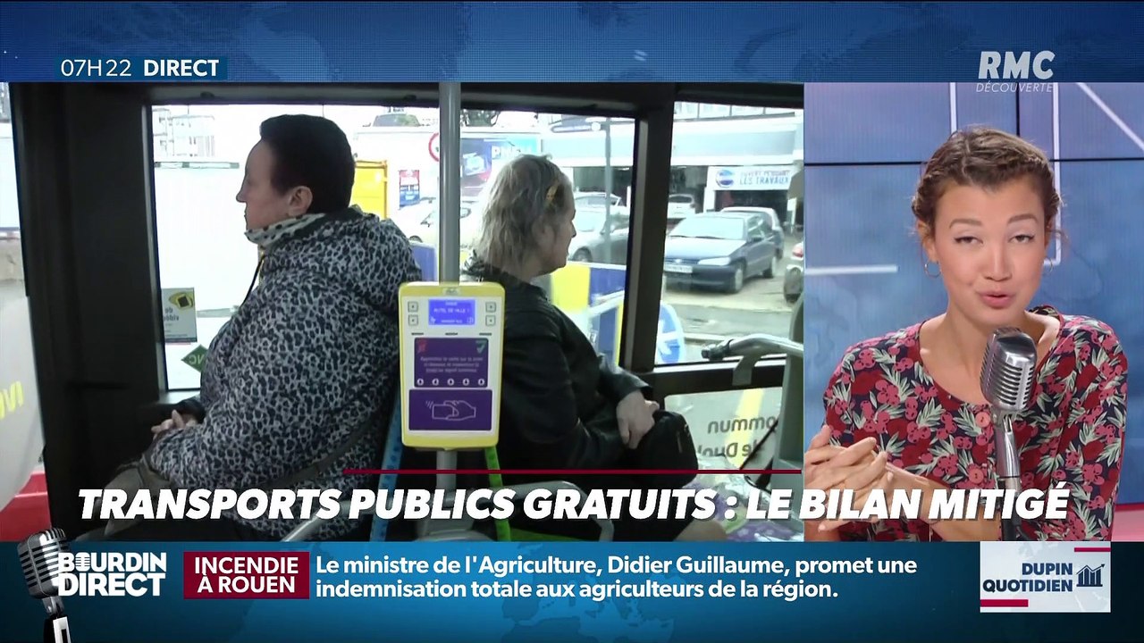 Dupin Quotidien : Transports publics gratuits, le bilan mitigé - 01/10