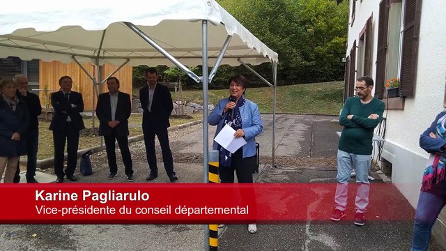 Handicap/Vivre autrement : Quatre chalets en bois inaugurés à la Maison Emilie, à Malmerspach