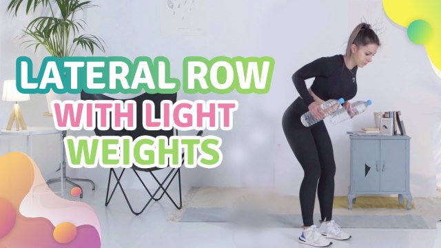 Lateral row with light weights - Step to Health