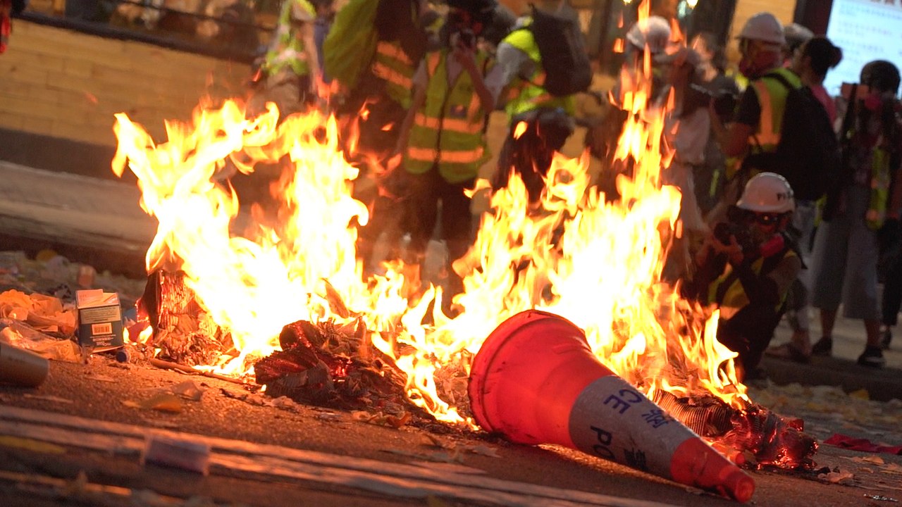 As it happened: Clashes erupted in Hong Kong on China’s National Day