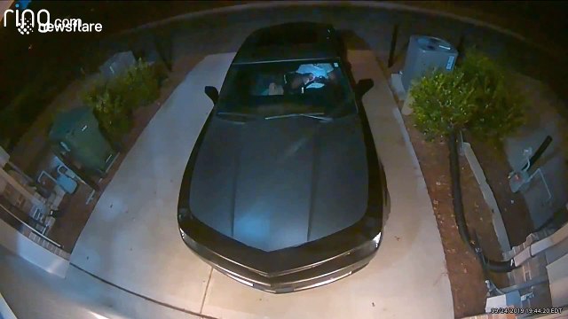 US home security camera catches man urinating on driveway that he thought was his friend's