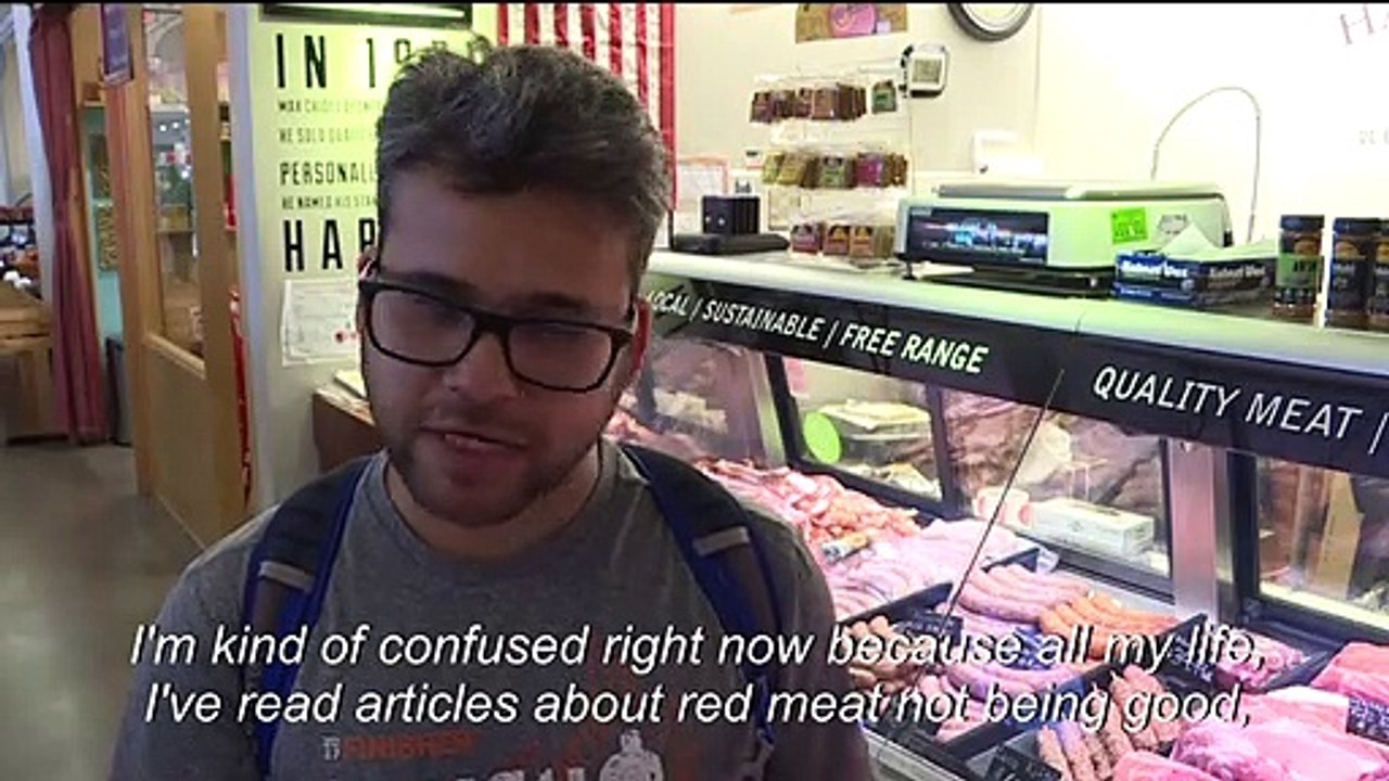 US butcher and customers react as study reveals...