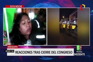 Download Video: Diferentes manifestaciones se registraron a nivel nacional tras cierre del Congreso