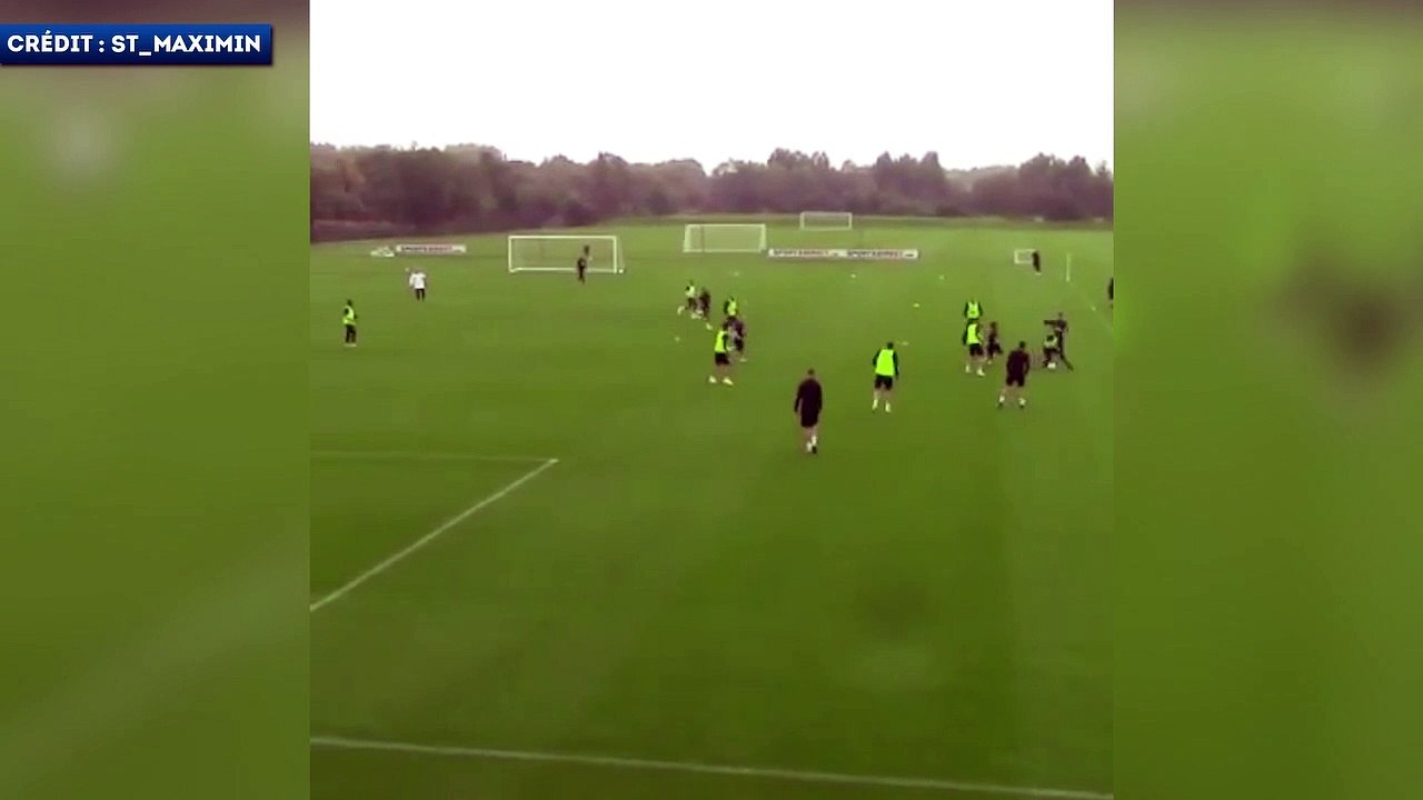 La course folle de Allan Saint-Maximin à l'entraînement de Newcastle
