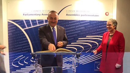 Bakan Çavuşoğlu, AKPM Başkanı Pasquier İle Görüştü