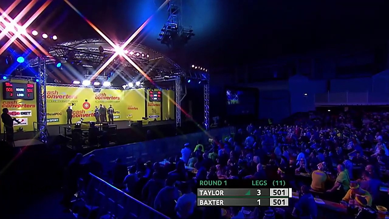 PDC Players Championship Finals 2014 1st Round - Taylor vs Baxter
