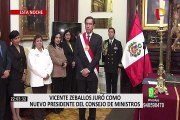 Vicente Zeballos juramentó como nuevo presidente del Consejo de Ministros