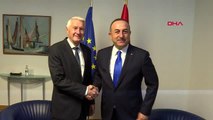 Çavuşoğlu, avrupa konseyi eski genel sekreteri jagland ile görüştü