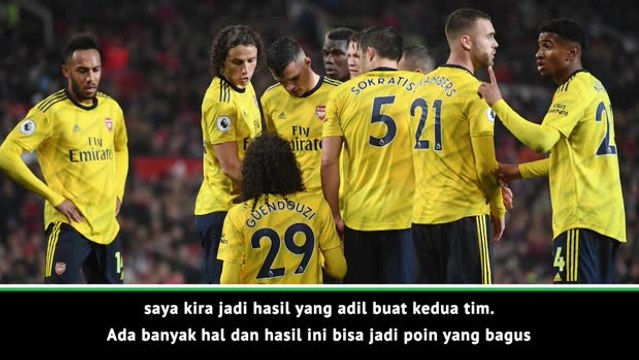 Emery ingin para pemainnya terus berkembang walau tampil bagus di Old Trafford