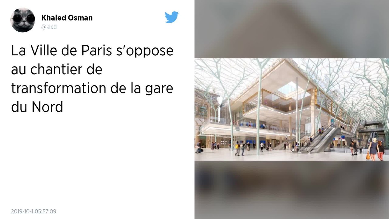 La mairie de Paris s’oppose au projet de rénovation de la gare du Nord