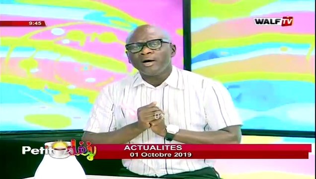 Actualité (avec Alioune Sow) - Petit Déj du 1er oct. 2019