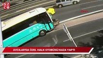 İstanbul’da özel halk otobüsü kaldırıma çıktı: Çok sayıda yaralı var