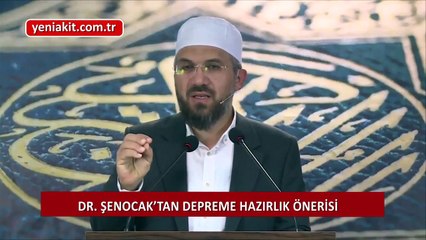 Dr. Şenocak'tan Deprem uyarısı: Ya hiç beklenmeyen şiddette bir yer sarsıntısı yaşanırsa