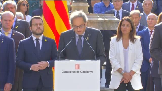 Declaración institucional el 1-O para avanzar sin excusas hacia la República catalana