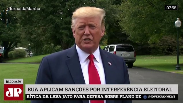 EUA aplicam sanções por interferência eleitoral