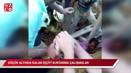 Sultanbeyli'de inşaatta göçük
