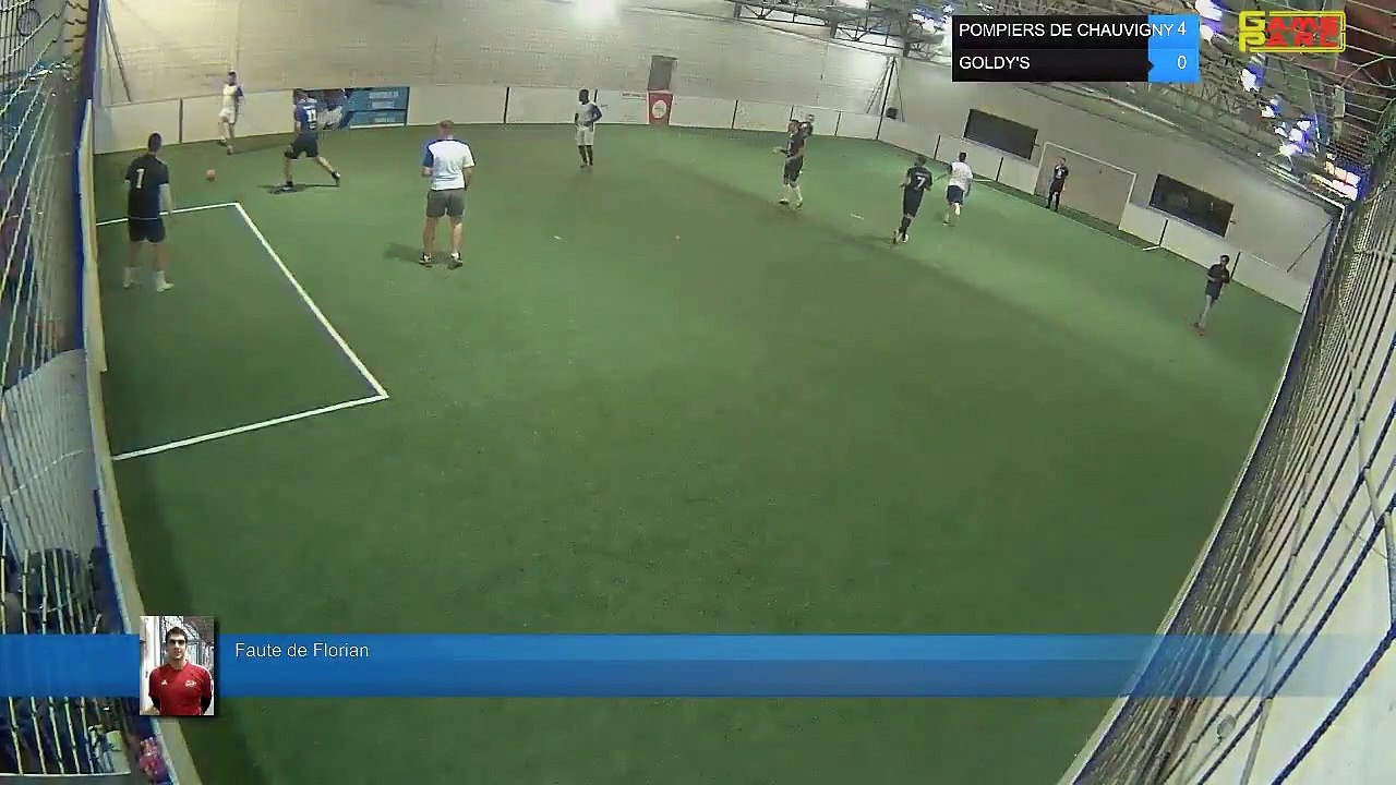 Faute de Florian - POMPIERS DE CHAUVIGNY Vs GOLDY'S - 30/09/19 20:00 - LIGUE 1 - Poitiers Game Parc