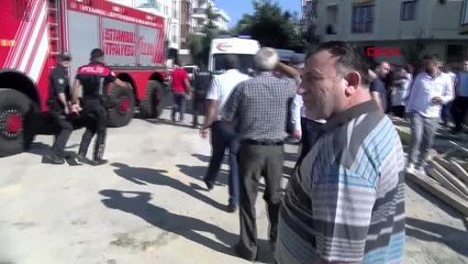 Sultanbeyli'de inşaatta çökme