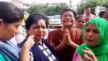 भाजपा ने कैबिनेट मंत्री विपुल गोयल का टिकट काटा तो महिलाओं ने रोते हुए किया प्रदर्शन