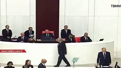 Meclis açılışına damga vuran anlar