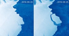 Un immense iceberg se détache en Antarctique mais le phénomène n'est pas dû au réchauffement climatique