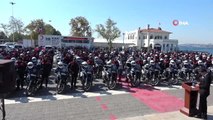 İstanbul'da motosikletli polis timlerinde 206 polis göreve başladı