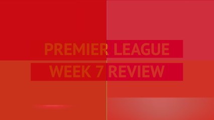 OPTA Premier League Review - Matchday 7