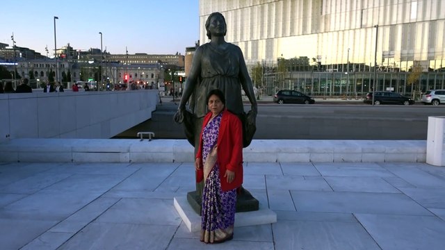 BDMV-109 Aruna Sharma at Kirsten Flagstad's place, Oslo Opera House, Sep 21, 2019